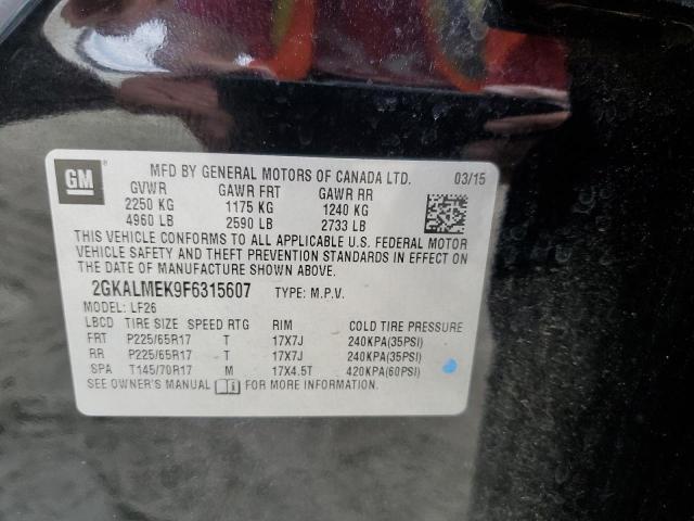 Foto 10 de la subasta – 2015 GMC TERRAIN SL con VIN 2GKALMEK9F6315607