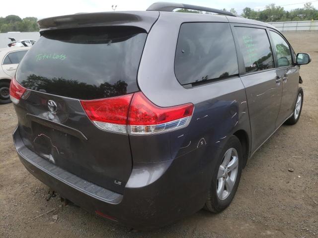 Photo 4 from auction – 2012 TOYOTA SIENNA LE with VIN 5TDKK3DC5CS194213