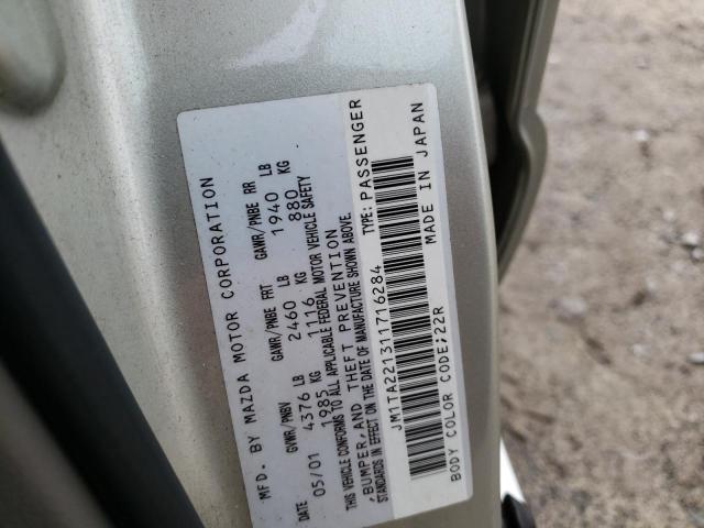 Photo 10 from auction – 2001 MAZDA MILLENIA with VIN JM1TA221311716284