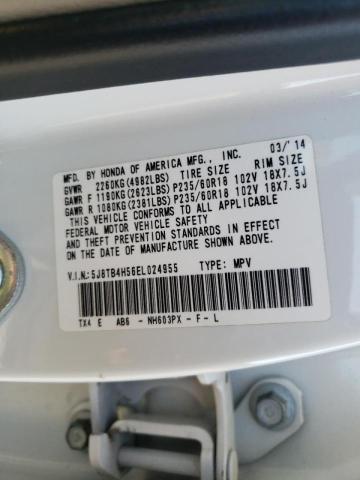 Photo 10 from auction – 2014 ACURA RDX TECHNO with VIN 5J8TB4H56EL024955