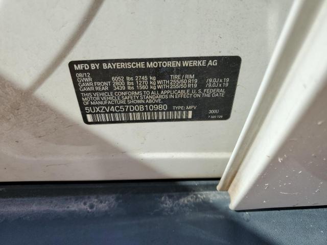 Photo 10 from auction – 2013 BMW X5 XDRIVE3 with VIN 5UXZV4C57D0B10980