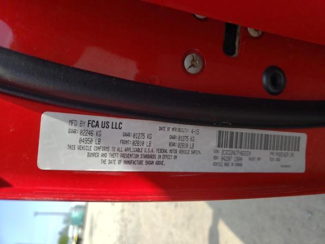 Photo 10 from auction – 2015 DODGE CHALLENGER with VIN 2C3CDZAG7FH822224