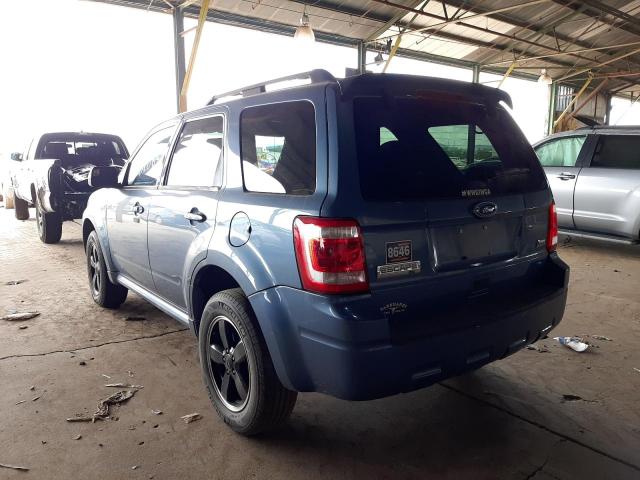 Photo 3 from auction – 2011 FORD ESCAPE XLT with VIN 1FMCU0DG8BKB25498