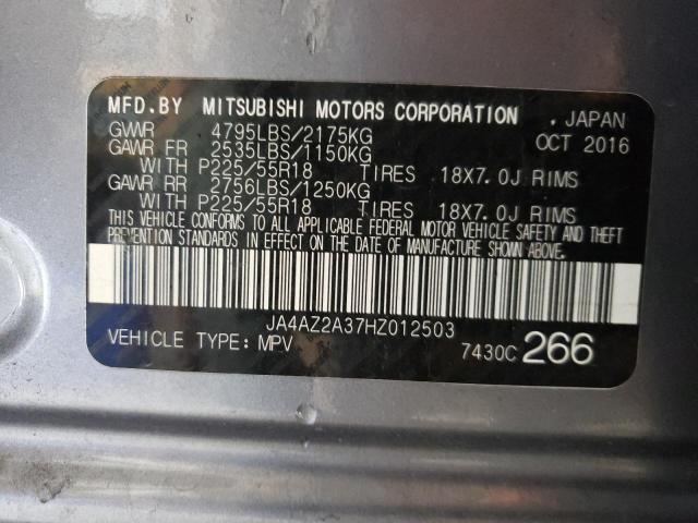 Photo 10 from auction – 2017 MITSUBISHI OUTLANDER with VIN JA4AZ2A37HZ012503