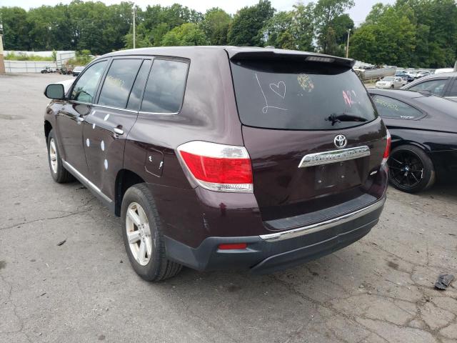 Photo 3 from auction – 2013 TOYOTA HIGHLANDER with VIN 5TDDK3EH9DS212989