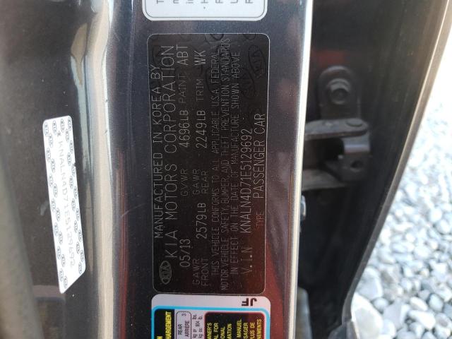Photo 10 from auction – 2014 KIA CADENZA PR with VIN KNALN4D71E5129692