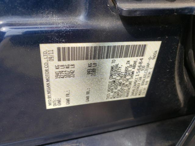 Photo 10 from auction – 2012 NISSAN ALTIMA BAS with VIN 1N4AL2AP6CC156684