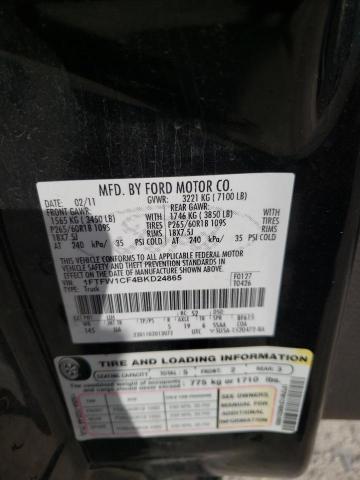 Photo 10 from auction – 2011 FORD F150 SUPER with VIN 1FTFW1CF4BKD24865