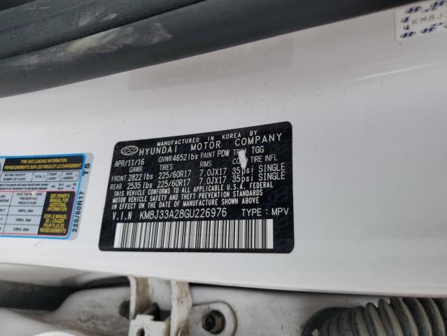 Photo 10 from auction – 2016 HYUNDAI TUCSON LIM with VIN KM8J33A28GU226976