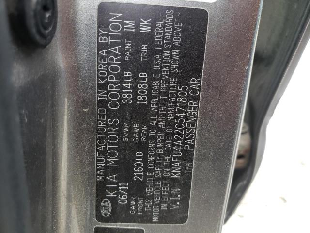Photo 10 from auction – 2012 KIA FORTE EX with VIN KNAFU4A22C5471805