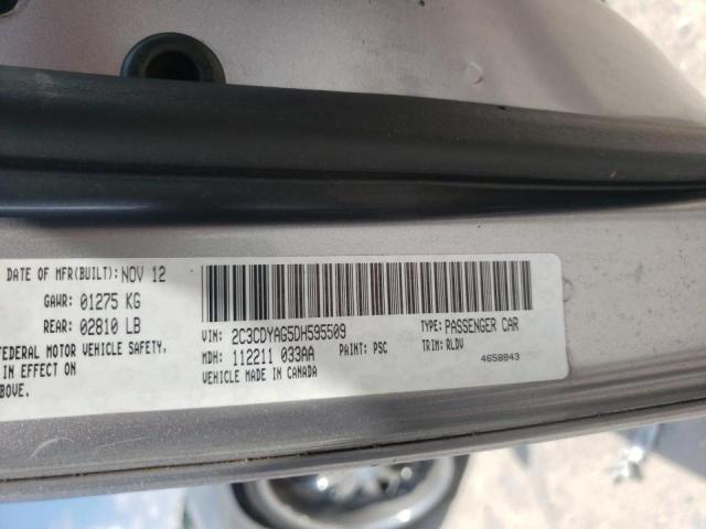 Photo 10 from auction – 2013 DODGE CHALLENGER with VIN 2C3CDYAG5DH595509