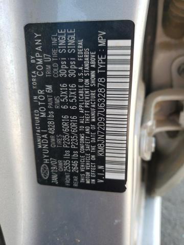 Photo 10 from auction – 2007 HYUNDAI TUCSON SE with VIN KM8JN72D97U632878
