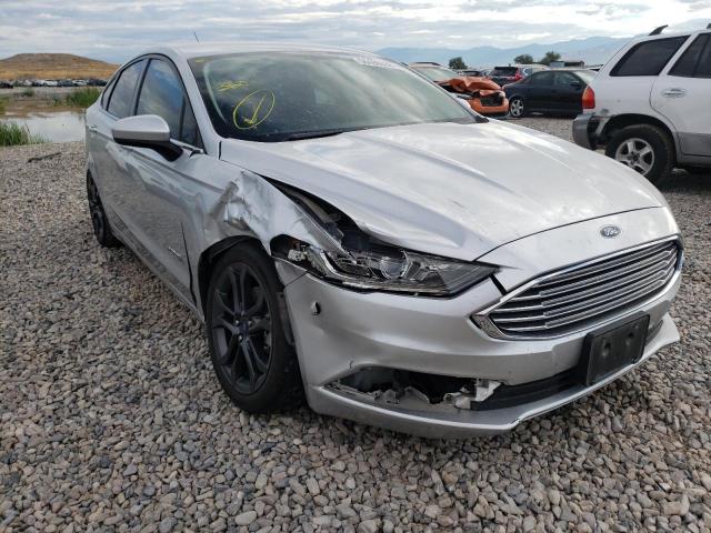 FORD FUSION SE 2018 with VIN 3FA6P0LU6JR204023 - Photo from auction