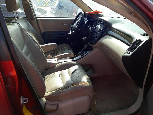 Photo 5 from auction – 2002 TOYOTA HIGHLANDER with VIN JTEGF21A420065030