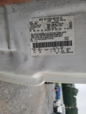 Фото 10 с аукциона – 2011 FORD RANGER с VIN 1FTKR1AD9BPA79703