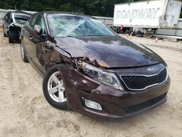 KIA OPTIMA LX 2015 with VIN 5XXGM4A76FG485774 - Photo from auction