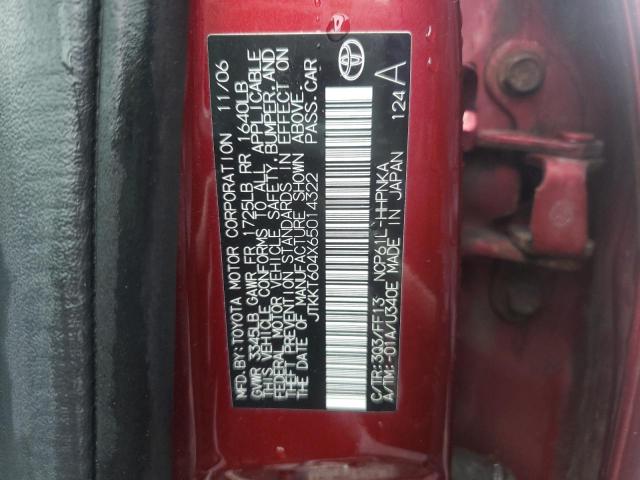 Photo 10 from auction – 2006 TOYOTA SCION XA with VIN JTKKT604X65014322