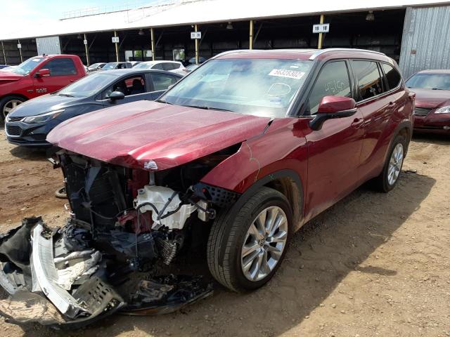 Photo 2 from auction – 2020 TOYOTA HIGHLANDER with VIN 5TDYZRAH1LS019126