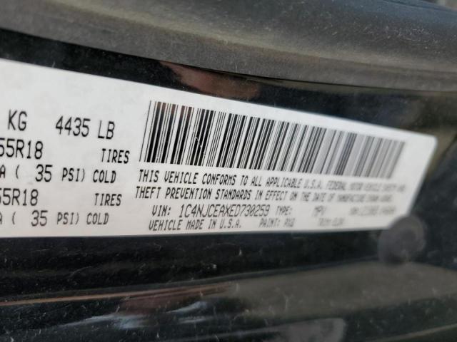 Photo 10 from auction – 2014 JEEP COMPASS LA with VIN 1C4NJCEAXED730259