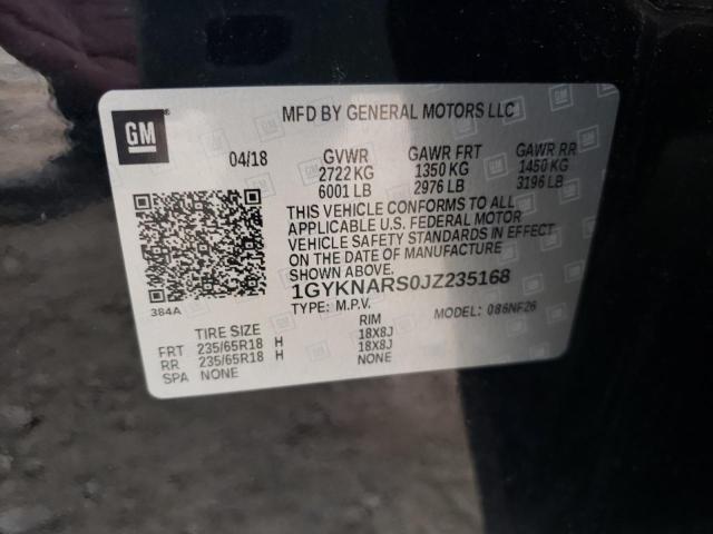 Photo 10 from auction – 2018 CADILLAC XT5 with VIN 1GYKNARS0JZ235168