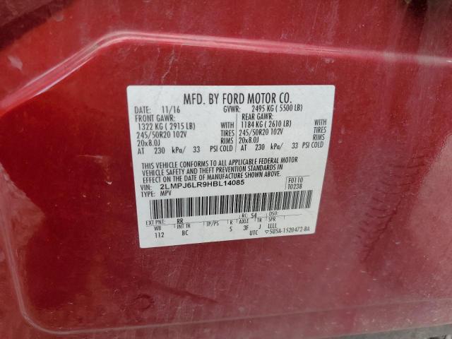Photo 10 from auction – 2017 LINCOLN MKX RESERV with VIN 2LMPJ6LR9HBL14085