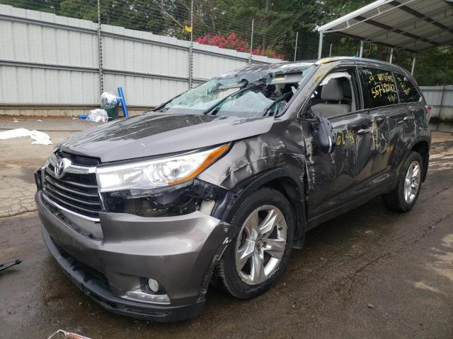 Photo 2 from auction – 2016 TOYOTA HIGHLANDER with VIN 5TDDKRFH3GS356222