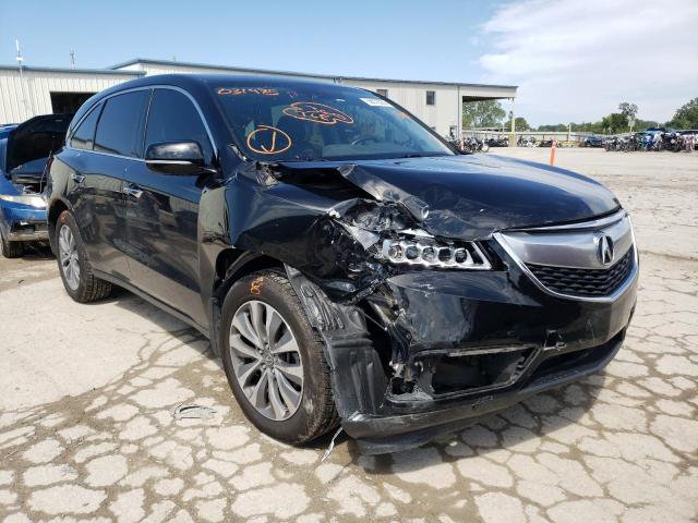 ACURA MDX TECHNO 2015 with VIN 5FRYD4H42FB031975 - Photo from auction