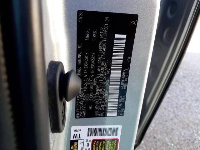 Photo 10 from auction – 2021 TOYOTA HIGHLANDER with VIN 5TDGBRCH3MS520095
