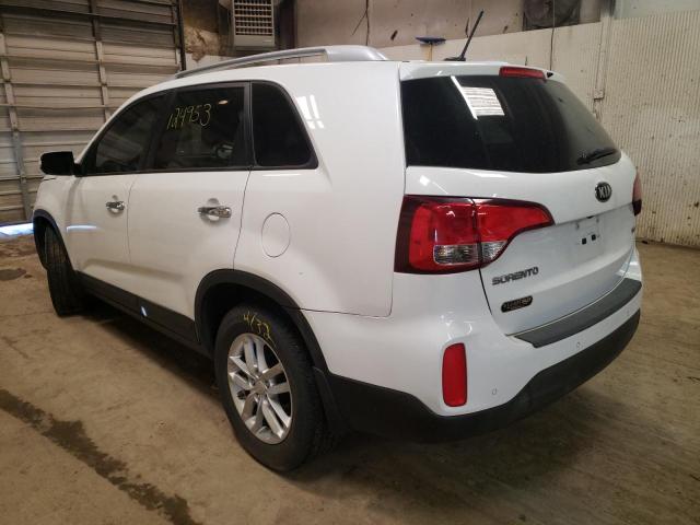 Photo 3 from auction – 2014 KIA SORENTO with VIN 5XYKT3A62EG478846