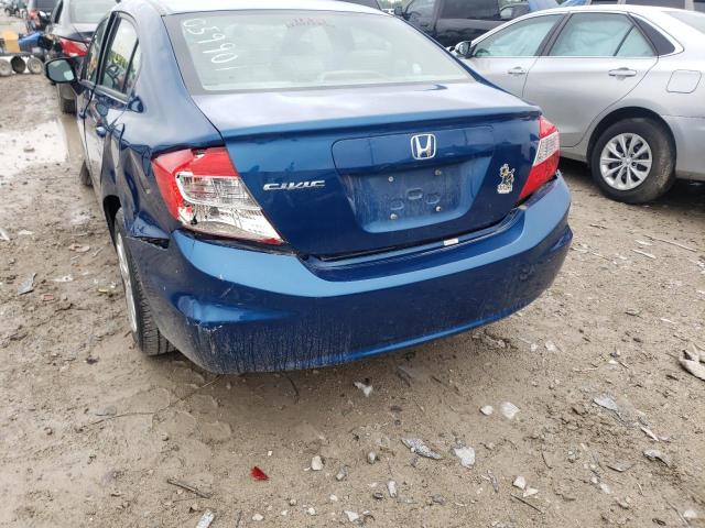 Photo 9 from auction – 2012 HONDA CIVIC LX with VIN 19XFB2F53CE059901