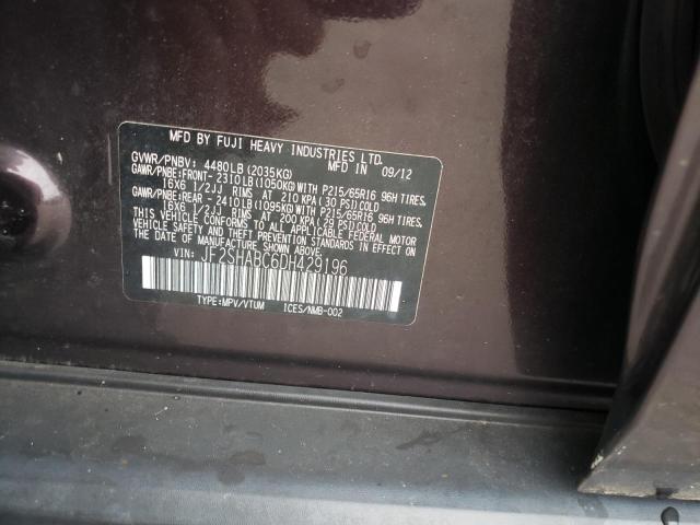 Photo 10 from auction – 2013 SUBARU FORESTER 2 with VIN JF2SHABC6DH429196