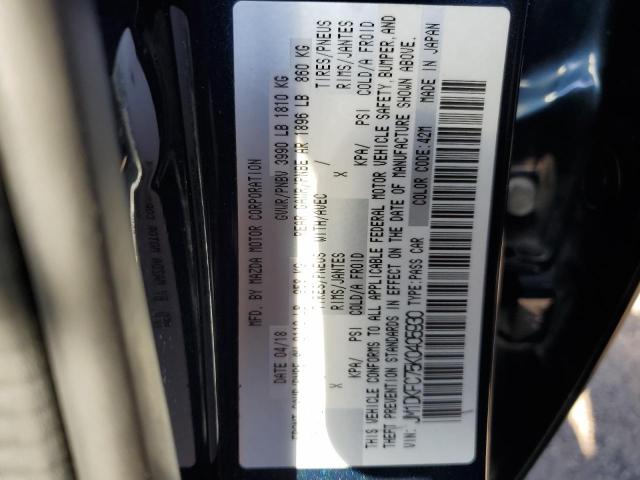Photo 10 from auction – 2019 MAZDA CX-3 TOURI with VIN JM1DKFC75K0405930