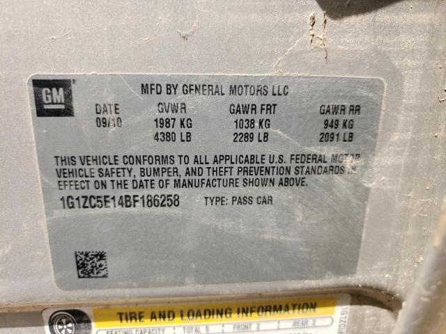 Photo 10 from auction – 2011 CHEVROLET MALIBU 1LT with VIN 1G1ZC5E14BF186258