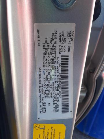 Photo 10 from auction – 2002 LEXUS RX 300 with VIN JTJHF10UX20275224