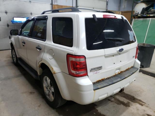 Photo 3 from auction – 2012 FORD ESCAPE XLT with VIN 1FMCU0DGXCKC17035