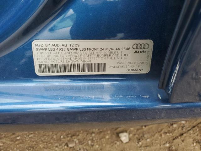Photo 10 from auction – 2010 AUDI A4 PRESTIG with VIN WAUKFAFL9AN041677