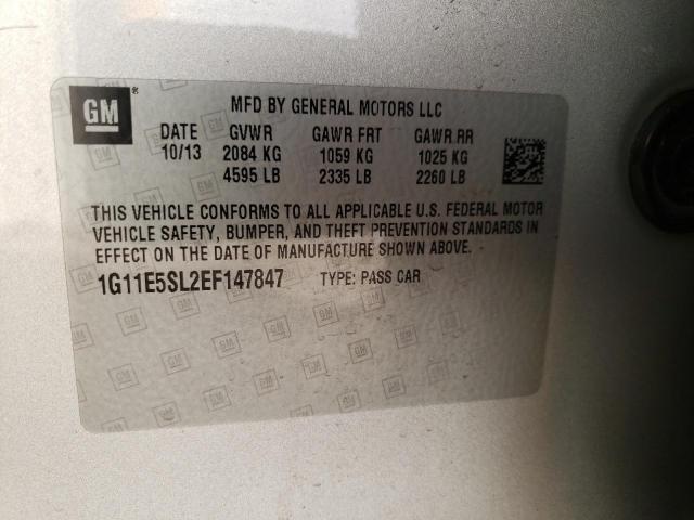 Photo 10 from auction – 2014 CHEVROLET MALIBU 2LT with VIN 1G11E5SL2EF147847