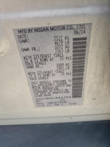 Photo 10 from auction – 2014 NISSAN ROGUE S with VIN 5N1AT2MV4EC844704