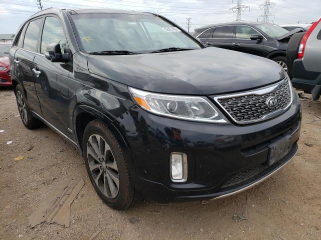 KIA SORENTO SX 2014 with VIN 5XYKWDA76EG435164 - Photo from auction