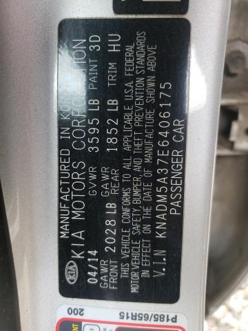 Photo 10 from auction – 2014 KIA RIO LX with VIN KNADM5A37E6406175