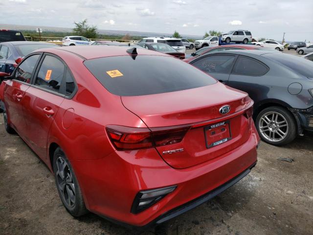 Photo 3 from auction – 2020 KIA FORTE FE with VIN 3KPF24AD7LE240963