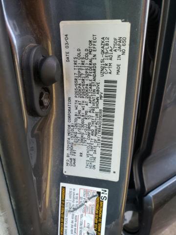 Photo 10 from auction – 2004 TOYOTA 4RUNNER LI with VIN JTEBT17R840039088