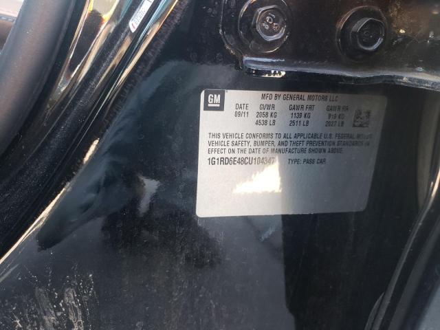 Photo 10 from auction – 2012 CHEVROLET VOLT with VIN 1G1RD6E48CU104347