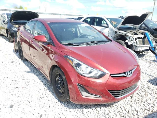 HYUNDAI ELANTRA SE 2016 with VIN 5NPDH4AE6GH719620 - Photo from auction