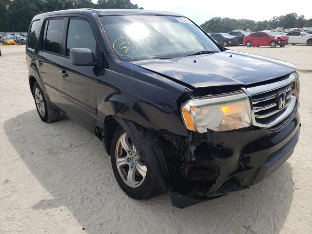HONDA PILOT EXL 2012 with VIN 5FNYF3H57CB033988 - Photo from auction