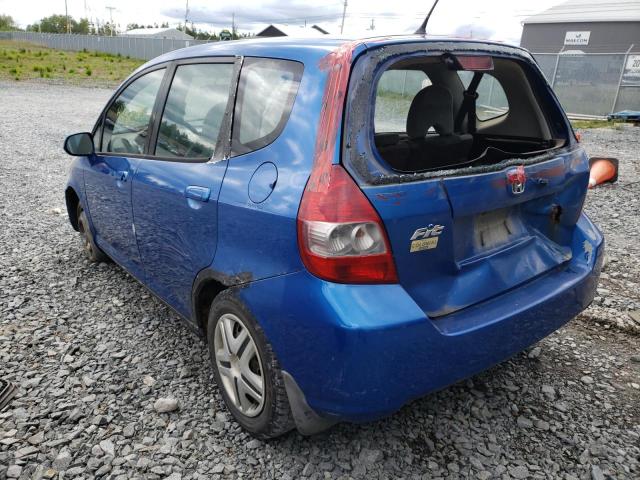 Photo 3 from auction – 2007 HONDA FIT with VIN JHMGD38487S807794