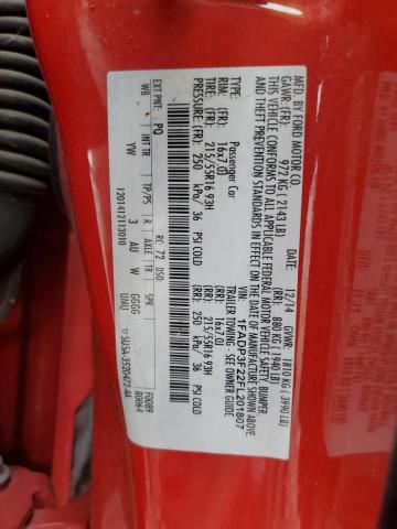 Photo 10 from auction – 2015 FORD FOCUS with VIN 1FADP3F22FL201807
