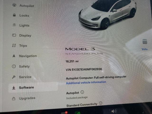 Photo 8 from auction – 2021 TESLA MODEL 3 with VIN 5YJ3E1EA6MF062936
