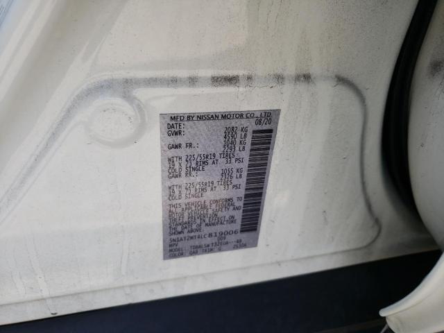 Photo 10 from auction – 2020 NISSAN ROGUE S with VIN 5N1AT2MT4LC819006
