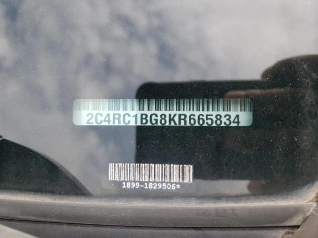 Photo 10 from auction – 2019 CHRYSLER PACIFICA T with VIN 2C4RC1BG8KR665834